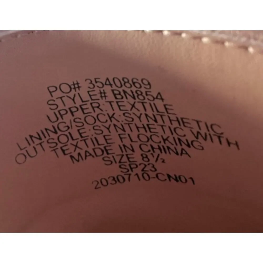 J Crew Women's Soft Pink Mule Pointed Toe Slides - Easy Slip On NWOT - Picture 6 of 6